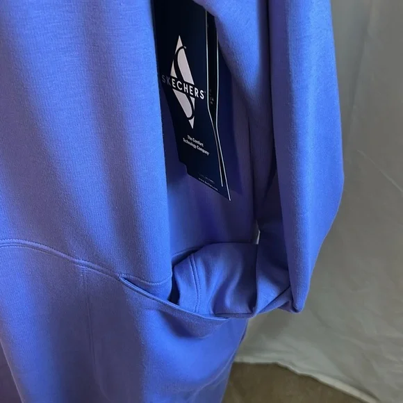 SKECHERS THE GO WALK SKECH:LUXE RESTFUL HOODIGAN  2 SEAM POCKETS & HOOD SZ 2XL - Picture 3 of 14